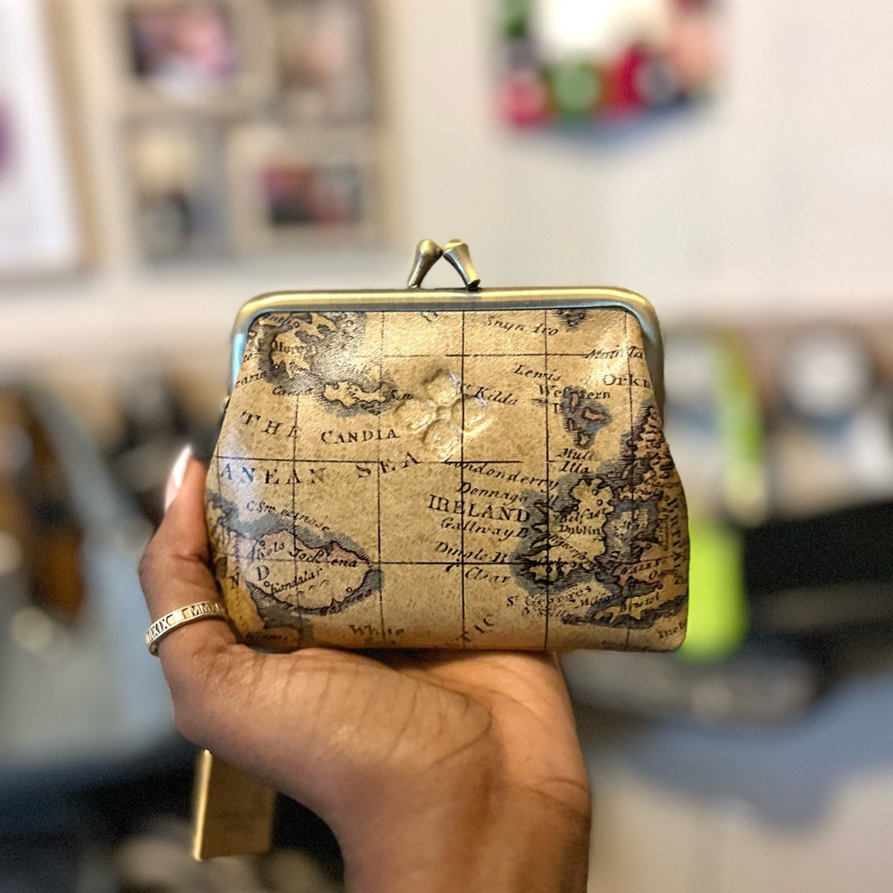 Patricia Nash Borse Coin Purse- European Map